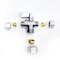 Thrifco Plumbing 5/8 Inch Comp x 3/8 Inch Comp x 3/8 Inch Comp Quarter Turn Brass  Angle Stop Valve 4406487 - alternate 3